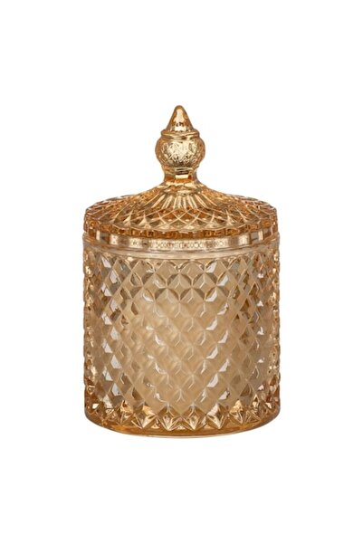 OEM Lumânare parfumată cu vanilie albă în recipient de sticlă de culoarea chi...