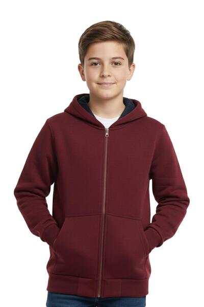 BAGLAN Geantă cu fermoar cu cu glugă buzunare pentru fete și băieți tricou BG...