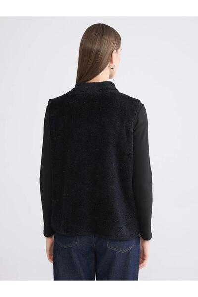 LC Waikiki guler ridicat Vestă din lână pentru femei (W5)