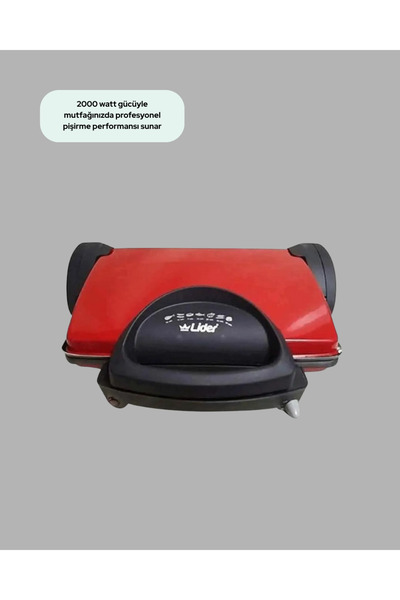 ZERO LAND Nrzsnt Compact Grill and Toaster – Removable Plate, (223802) Cast Iron Body