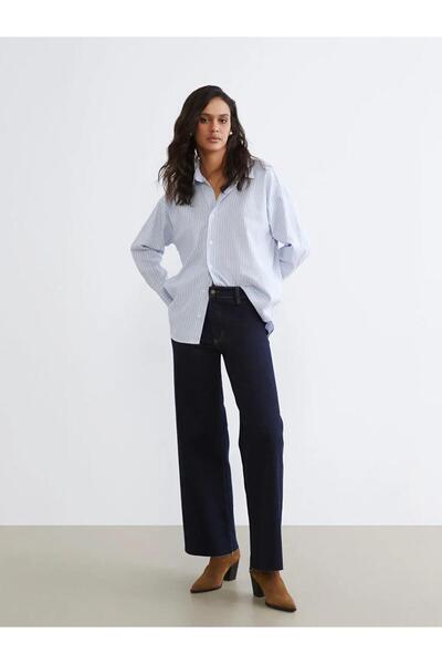 LC Waikiki Indigo Wideleg Women's Jean Pants (W5)