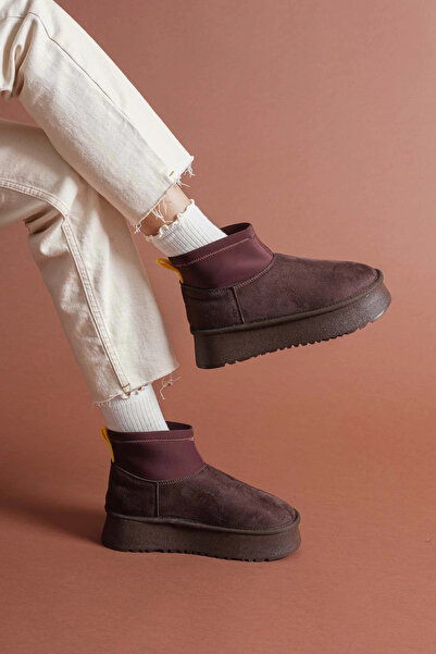 ZENGEZUR MALL Lvsqvr Cuen Brown Suede Boots (231426) (Size: 36)