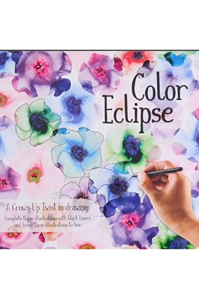 OEM Novelty anti-stress reverse coloring book in drawing for adults 24.5cm x 24.5cm 31 pages