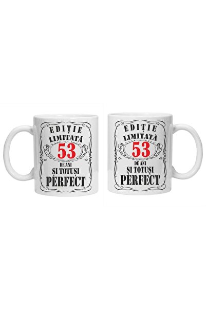 CRD PRINT Personalized mug 'limited edition', 53 years, CRD PRINT, 330 ml, white