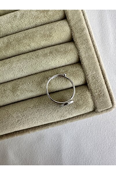 ringbox Silver Color Sun Steel Ring