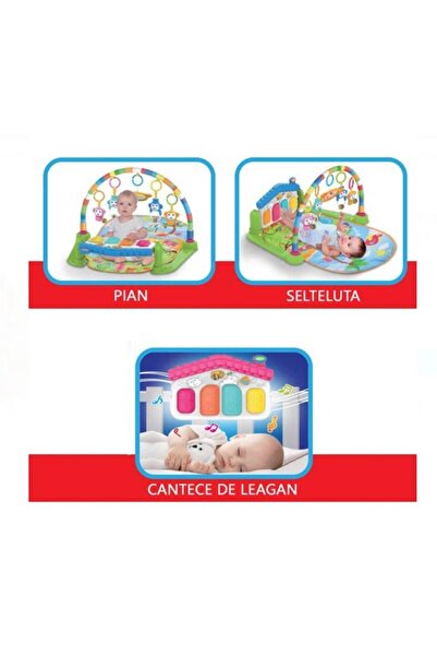Tessari Children's Activity Mat with Piano, Sound & Light - Idea