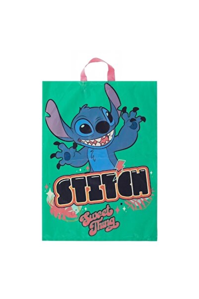 OEM Πράσινη τσάντα δώρου «Stitch» 50x70cm