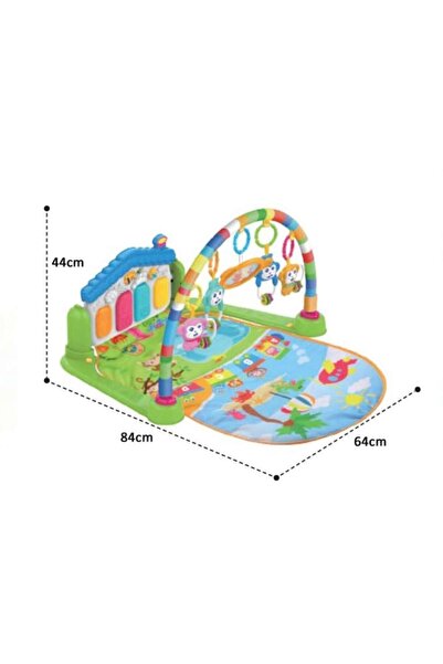 Tessari Children's Activity Mat with Piano, Sound & Light - Idea