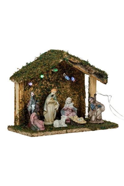 OEM Διακοσμητική Χριστουγεννιάτικη Σκηνή της Γέννησης με 5 λαμπτήρες LED 17,5...