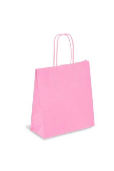 OEM Pungă cadou roz kraft 36x12x41cm