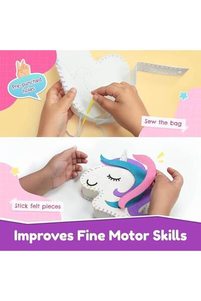 OEM Creative set for girls, Create your own Unicorn bag, +6 years