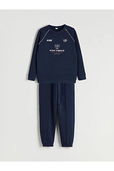 LC Waikiki Crew Neck Boys' Tracksuit Set (W5)