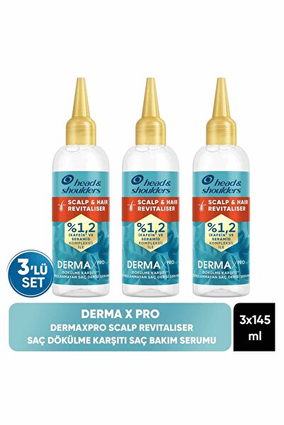 Head & Shoulders DermaXPRO Scalp & Hair Revitaliser Dökülme Karşıtı Durulanma...