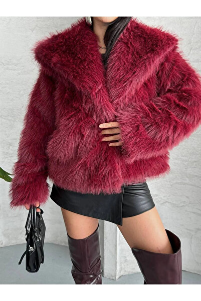 TİLLE Soft Touch Oversize Premium Fur Plush Coat