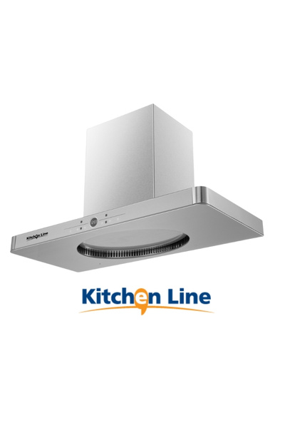 Kitchen Line Automatic Stainless Steel Kitchen Hood – 9 Speeds, Gesture Control, Thermal Self-Cleaning