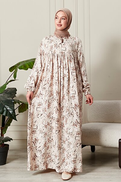 fistan Winter Thick Fabric Plaid Plain Fabric Tesseture Clothing from Plain Robadan Mother's Dress Prayer Dress