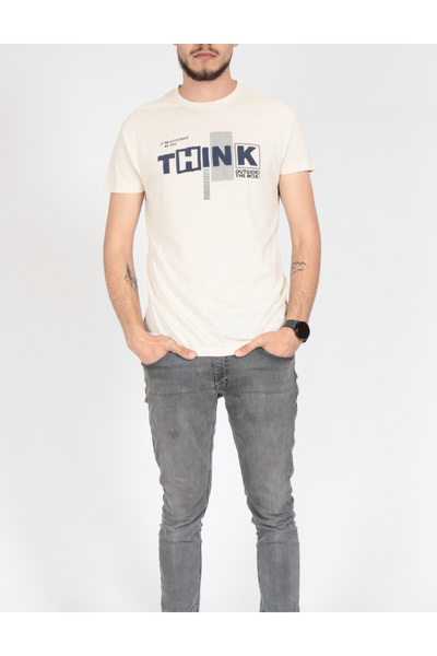 Evendi T-shirt, Cream