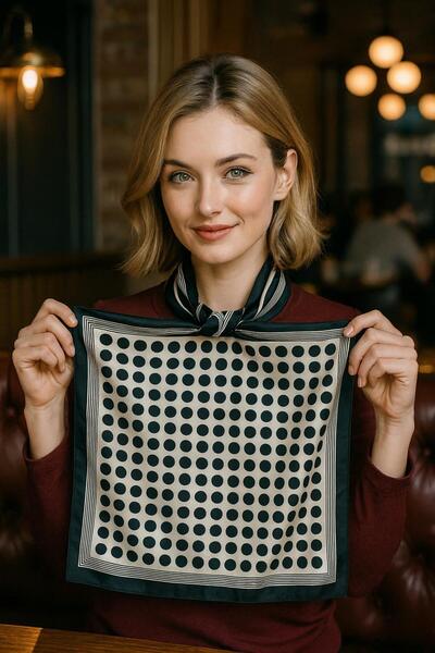 FELLMENS Flr51 Patterned Women's Scarf 70X70 cm