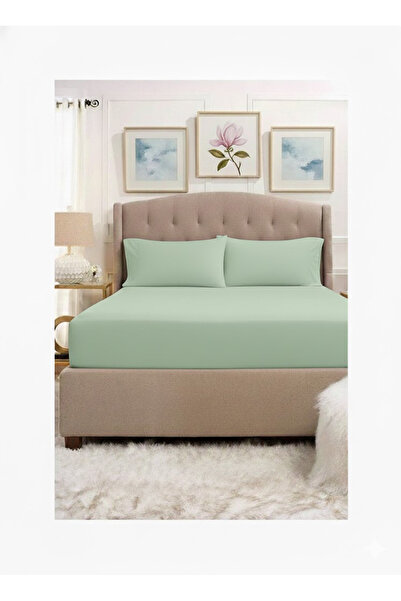 Alpateks Home طقم ملاءات سرير مطاطية مزدوجة من القطن 100% من أكفيل رانفورس 16...