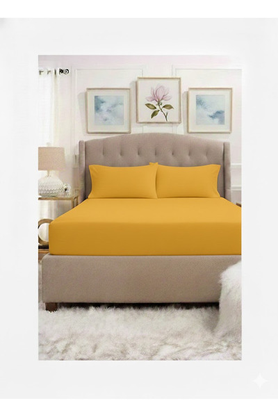 Alpateks Home طقم ملاءات سرير مطاطية مزدوجة من القطن 100% من أكفيل رانفورس 16...