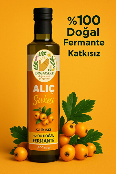 DOĞA ÇARE Doğaçare Alıç Sirkesi 500 ml – Doğal Fermente – Katkısız – Meyveden...
