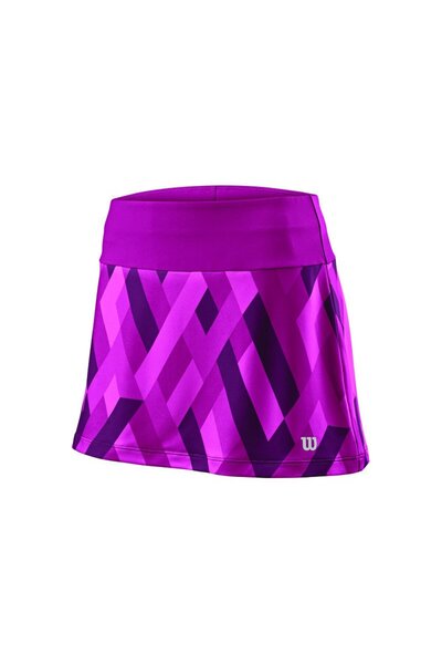 Wilson UWII Print 12.5 Mor Kadın Tenis Eteği WRA769302
