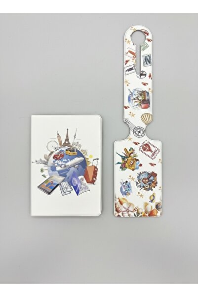 Gempo Cute Patterned Passport Cover and Luggage Tag Set – Waterproof, Durable, Travel-Friendly