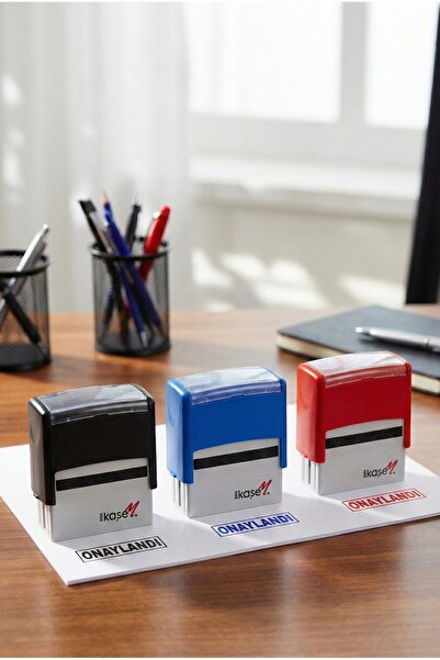 Kaşem Hazır Otomatik Kaşe - Mühür – 43 Farklı Yazı Seçeneği | Kendinden Mürekkepli Ofis Kaşesi