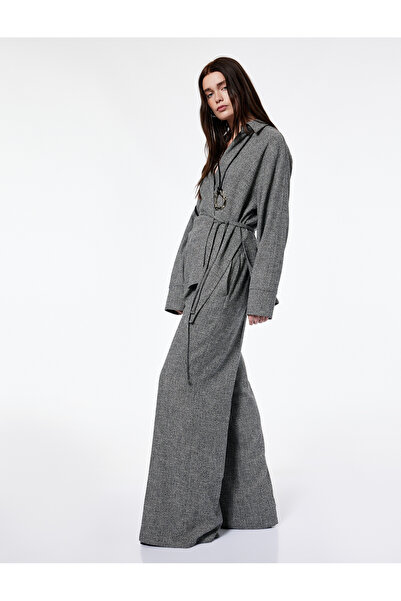 Koton X Şahika Ercümen - Flannel Fabric Loose Fit Winter with Pockets Palazzo Pants