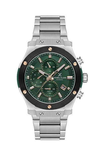Daniel Klein Dk.1.14227-4 Green Dial Metal Men's Wristwatch