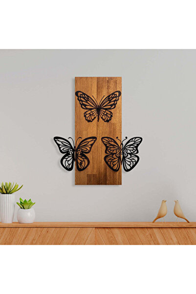 Asi Home Butterflies Wooden Wall Decoration, 47 x 58 cm