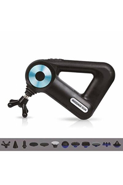 MACGON 12 Başlıklı, Kablosuz, Titreşimli Profesyonel Masaj Tabancası, Sporcu ...