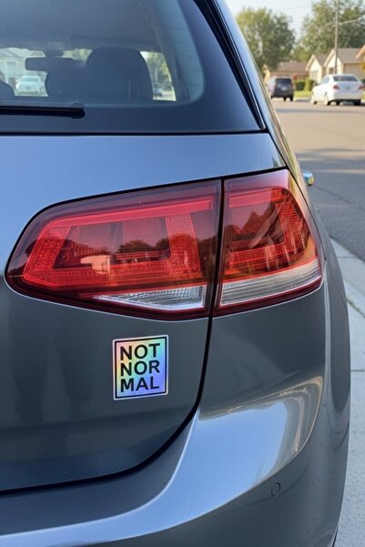 Yalıgraf Reklam Tabela ملصق سيارة هولوغرام غير عادي مقاس 10×10 سم