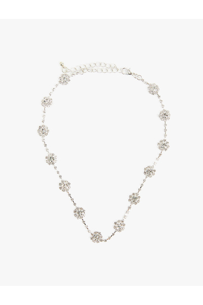 Koton Flower Necklace with Stones