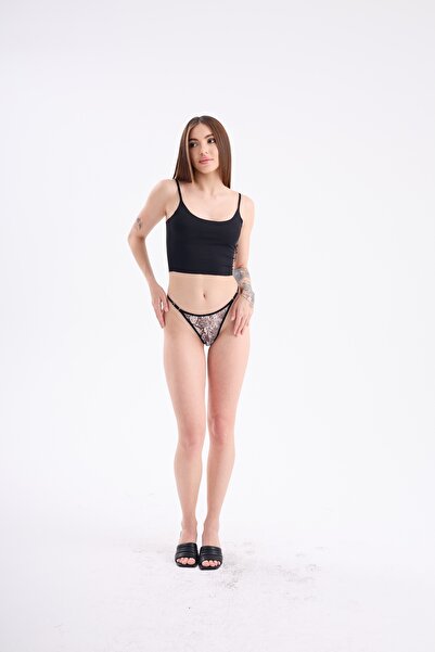 YOYYO Women's Underwear 3-Piece Set Thong Panties Lace,Cotton,Tulle Women's Laundry