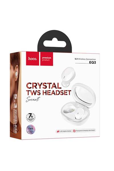 Hoco Smart True EQ3 – Casti Wireless Ear Buds, Bluetooth 5.3, 150h standby, a...