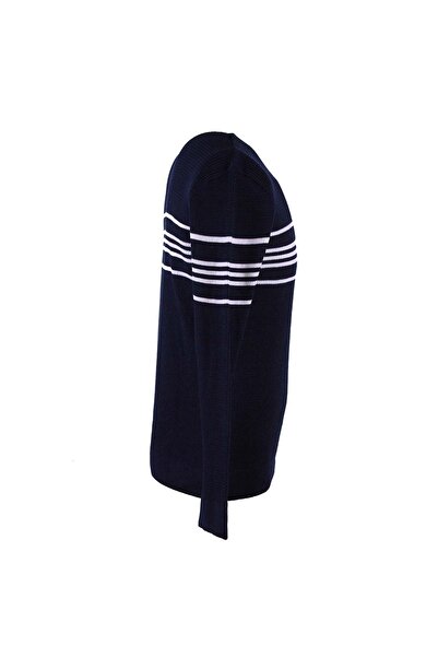 trender O Neck Navy Blue Men's Sweater 18062