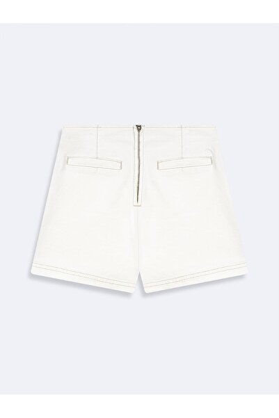 Ltb Shara Basic Blue Jean Shorts Skirt with Zipper on the Back