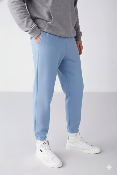 NİCE Νέα σεζόν Ανδρικά φούτερ με τρεις κλωστές, κανονική εφαρμογή, μαλακό ύφασμα, ελαστική μέση και πόδια, μαύρο φούτερ