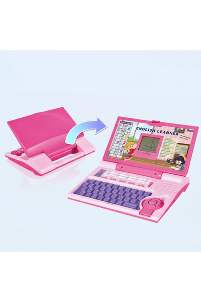 DrKala Educational Laptop for Children – English Learner, Colorful Keyboard, Pink
