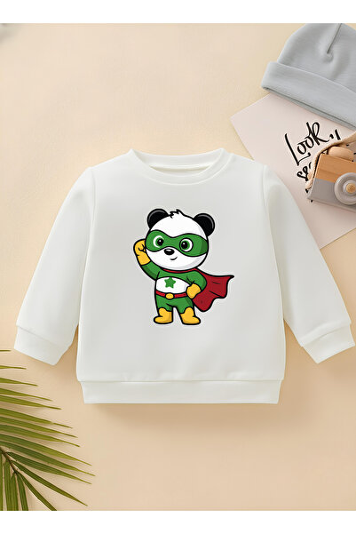 CDA Premium Mini Super Panda pentru copii unisex Swea tricou