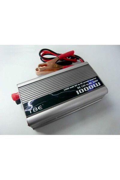 OEM Car inverter, 1000 W, 1 x fan, LED