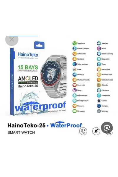 HAINOTEKO Smartwatch that runs on Android with a long-lasting battery