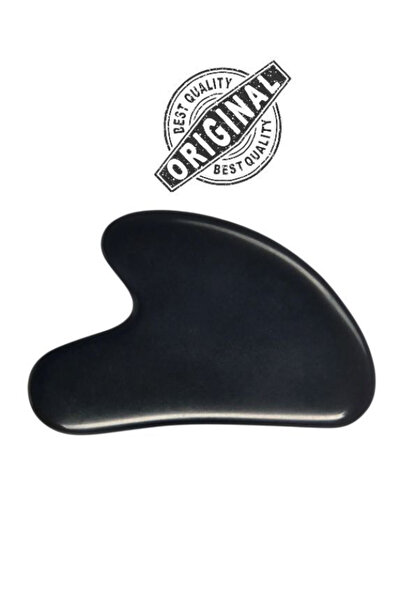 Zodyak Doğal Taş Sertifikalı Obsidyen Gua Sha Masaj Taşı
