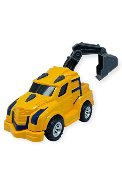 Lisinya Friction Powered Construction Vehicles - Dinosaur Crane - Bh002 - Yellow (Lisinya)