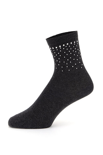 Pierre Cardin Kadın Antrasit Uzun Çorap 50316031-VR006