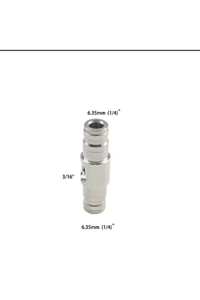 Genaric قطعتان موصل خرطوم الضباب 6.35 mm مع فتحت نوزل