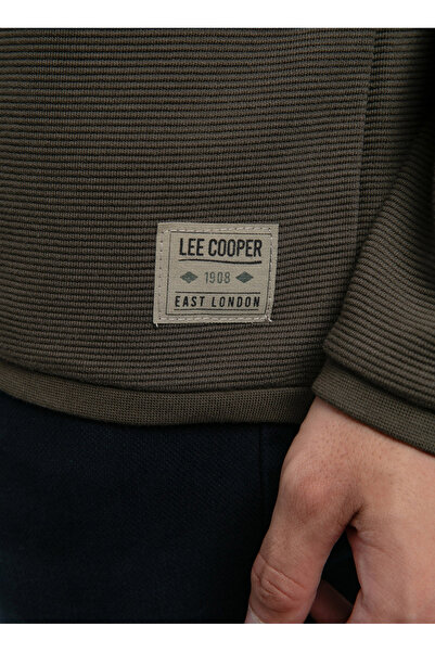 Lee Cooper Round Neck Khaki Men's Sweatshirt 261 Lcm 241032 Ben Khaki