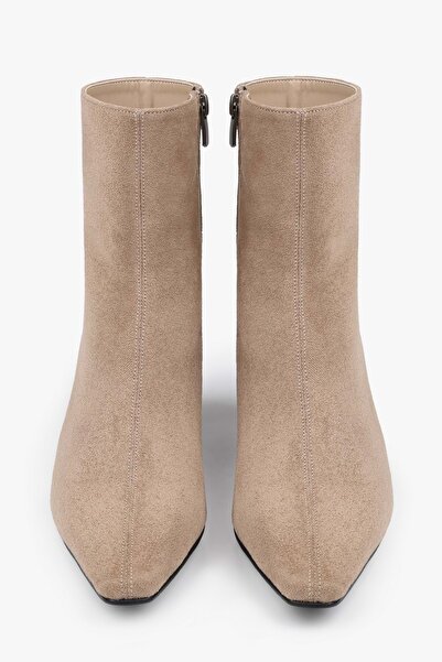 Shoeberry Γυναικείες μπότες με κοντό τακούνι Lulu Mink Suede