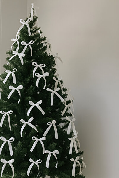 Massaltay Φιόγκος διακόσμησης χριστουγεννιάτικου δέντρου 20 τεμαχίων – Διακοσμητική κορδέλα, πάρτι, αξεσουάρ συσκευασίας δώρου